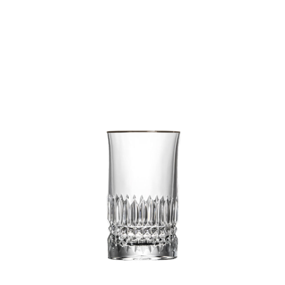 Shot Glas Kristall Empire Platin klar (8 cm)