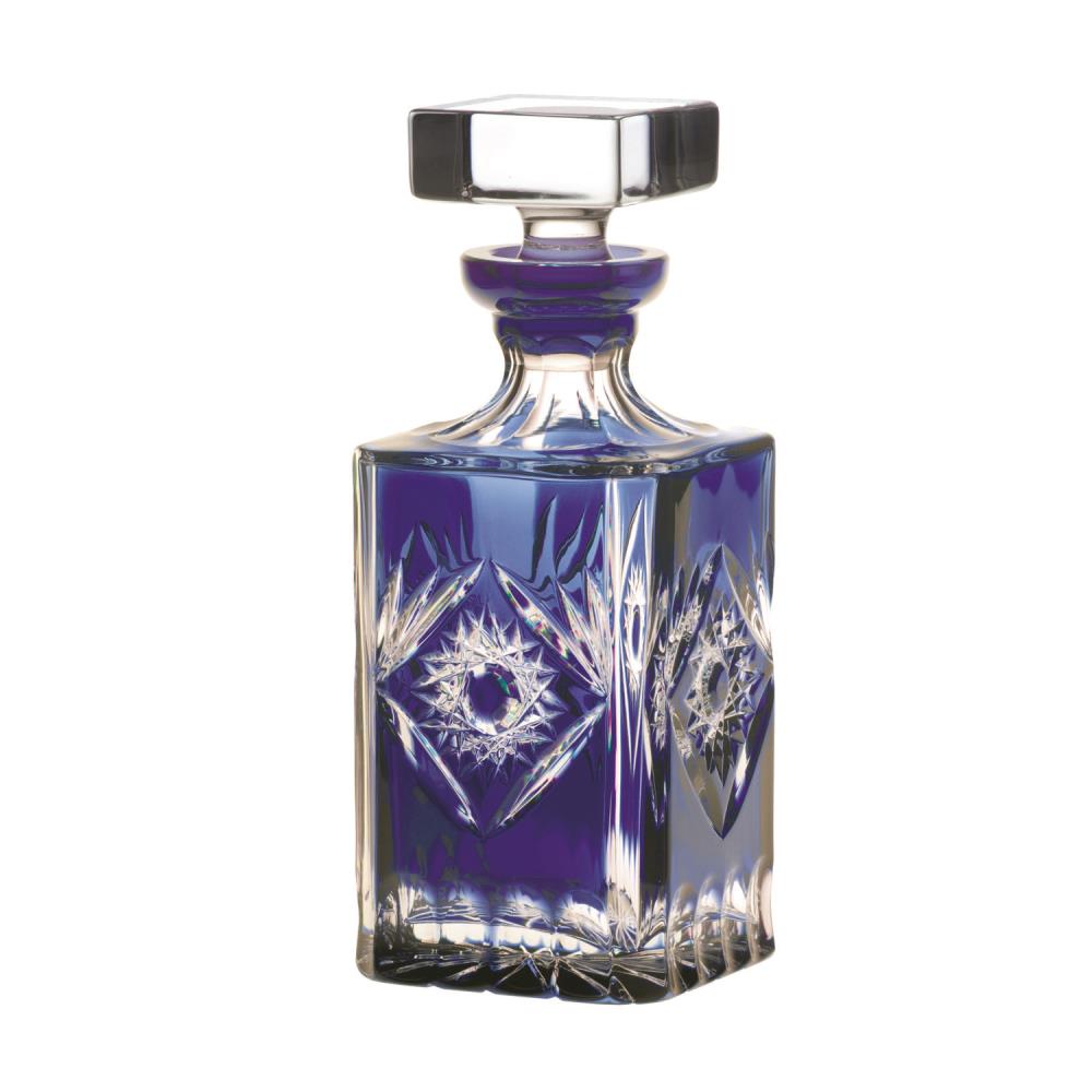 Whisky carafe crystal Santra cobalt blue (25 cm)