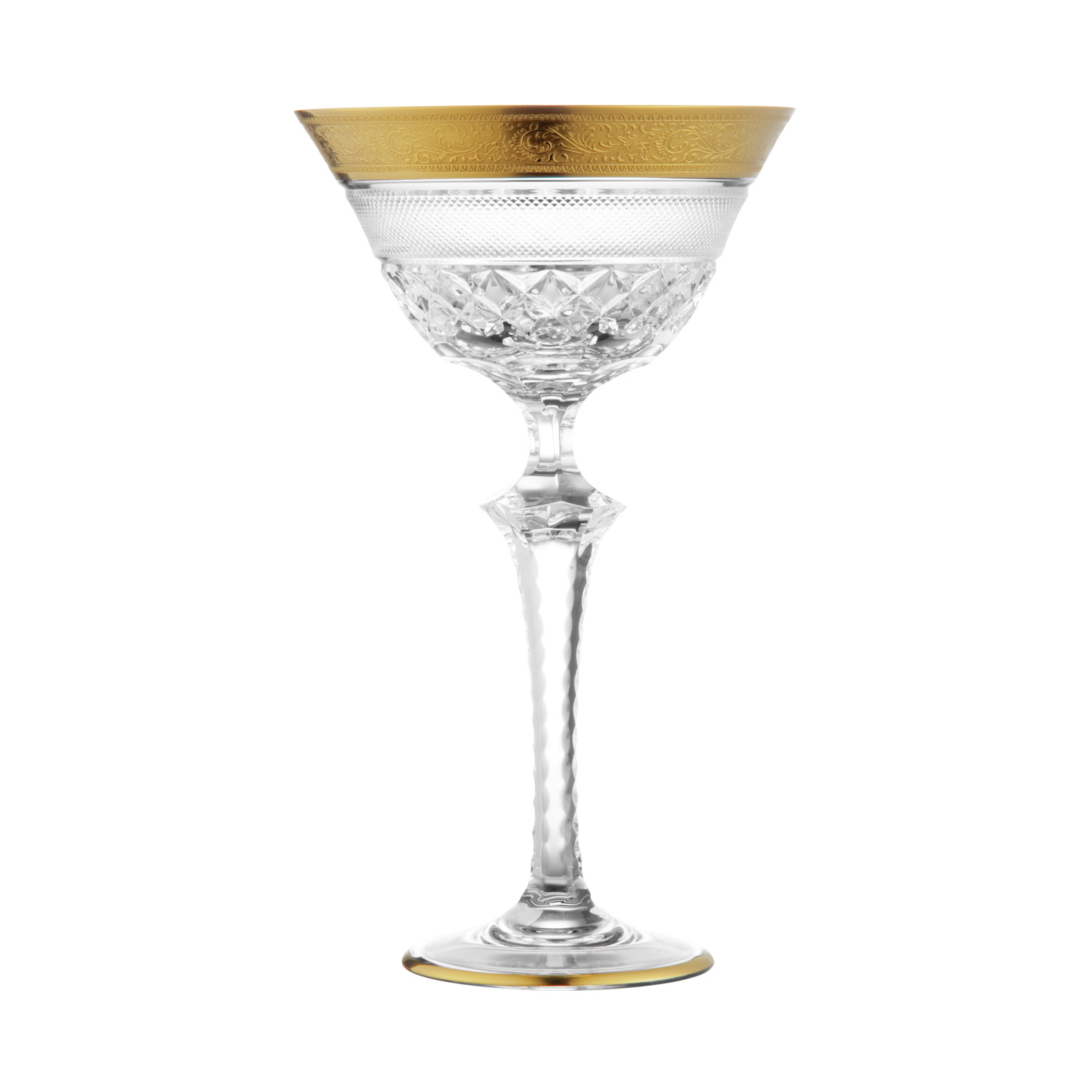 Cocktailglas Kristall Rococo clear (19,8 cm) 2.Wahl