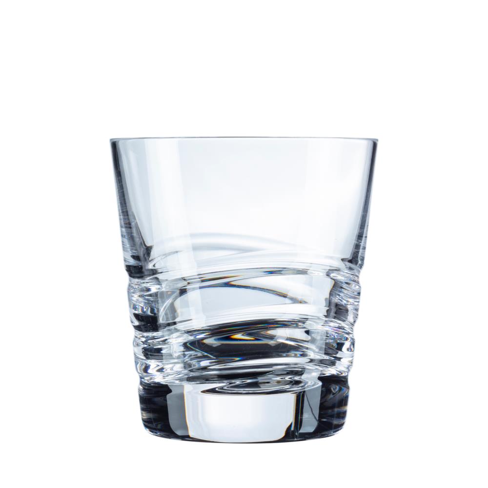 Whiskyglas Wave 8,5cm aus Kristallglas hell