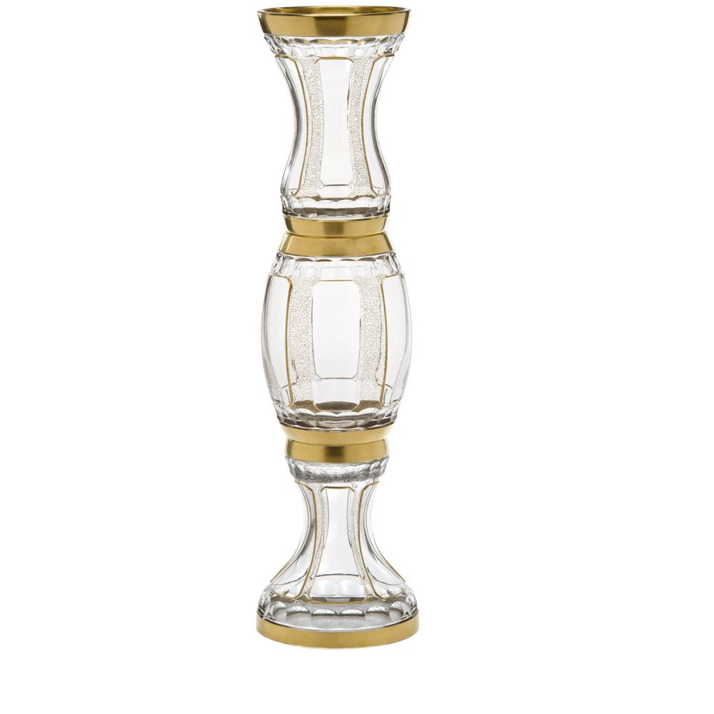 Floor vase crystal glass antike clear (112 cm)